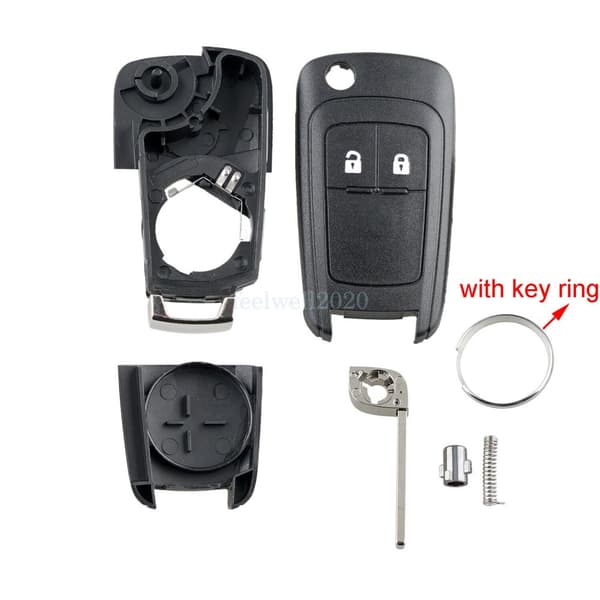 For Vauxhall Corsa E Astra J Zafira C Insignia 433mhz ID46 Flip Remote Key Fob