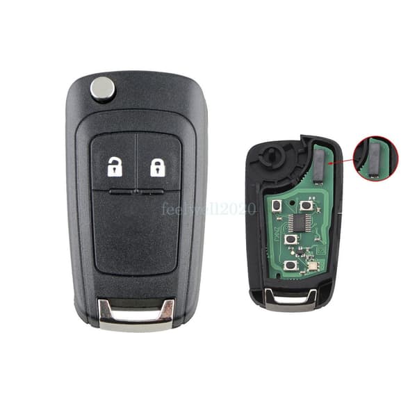 For Vauxhall Corsa E Astra J Zafira C Insignia 433mhz ID46 Flip Remote Key Fob
