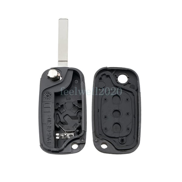 3Button Flip Key Fob Case Cover for Renault Clio 3 2007 2008 2009 2010 2011 2012