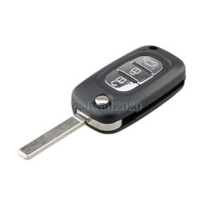 3Button Flip Key Fob Case Cover for Renault Clio 3 2007 2008 2009 2010 2011 2012