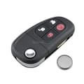 Miniatyrbillede 4 af 7: Replacement For Jaguar XJ XJR X S TYPE 4 Button Remote Key Fob Case + Battery