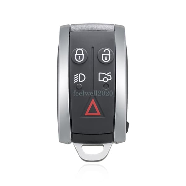 5 Button Remote Key Fob for Jaguar XK8 2007 2008 2009 2010 2012 2013 2014 433MHz