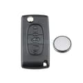 Miniatyrbilde 5 av 7: 3 Button Flip Remote Key Fob Case For Peugeot Expert Citroen Dispatch Berlingo