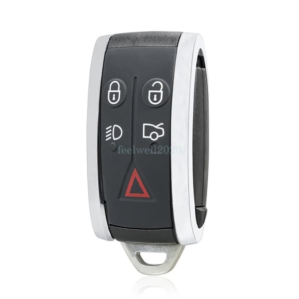 5 Button Smart Remote Key Fob 433Mhz for Jaguar XF XFR XK XKR KR55WK49244 + Chip
