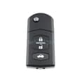 Miniatyrbilde 3 av 7: 2X 3 Button Flip Remote Key Fob Case Shell For Mazda 2 3 5 6 RX8 MX5 Replacement