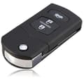 Miniatyrbilde 1 av 7: 2X 3 Button Flip Remote Key Fob Case Shell For Mazda 2 3 5 6 RX8 MX5 Replacement