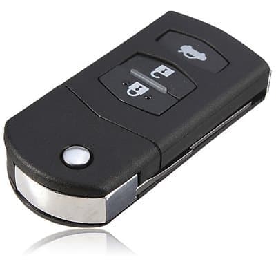 2X 3 Button Flip Remote Key Fob Case Shell For Mazda 2 3 5 6 RX8 MX5 Replacement