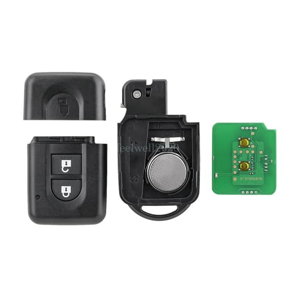 2B Flip Key Fob For Nissan Duke Juke Micra Navara Qashqai X-trail 46 Chip 433MHz