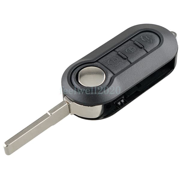 2PC 3 Button Remote Key Fob Shell Case For Fiat 500 Ducato Panda Citroen Jumper