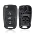 Miniatyrbillede 5 af 7: Replacement Flip Key Fob Case + Battery For KIA Ceed Sportage Rio Picanto Optima