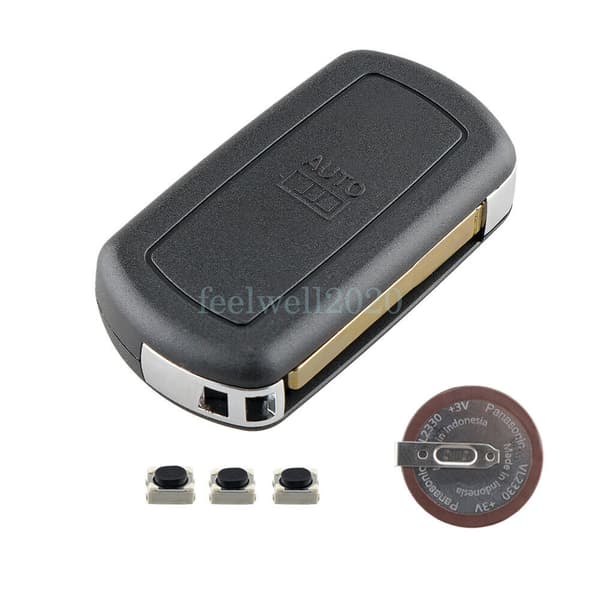 For Land Rover Discovery 3 Range Sport 3 Button Car Key Fob Case Battery Switch