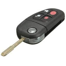 2PCS For Jaguar X-Type S-Type XJ XJR 4 Button Remote Key Fob 433MHz + 4D60 Chip