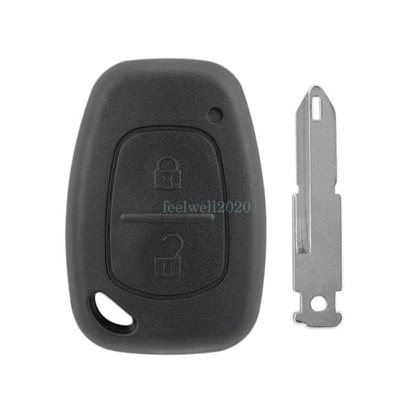Remote Key Fob 433MHz PCF7946 Chip For Renault Traffic Master Kangoo 2004 - 2011