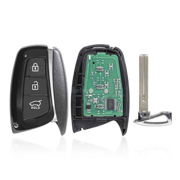 3 Button Car Smart Key for Hyundai Santa Fe IX25 IX35 I30 IX45 Remote Fob 433MHz
