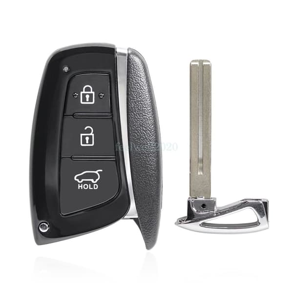 3 Button Car Smart Key for Hyundai Santa Fe IX25 IX35 I30 IX45 Remote Fob 433MHz