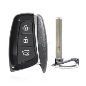 3 Button Car Smart Key for Hyundai Santa Fe IX25 IX35 I30 IX45 Remote Fob 433MHz