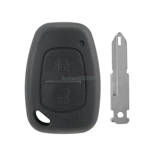 433MHz Remote Key Fob ID46 For Renault Traffic 2002 2003 2004 2005 - 2013 2014
