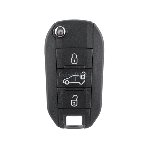 3 Button Remote Key Fob 433Mhz 4A for Citroen Berlingo Dispatch 2009 2010 2011