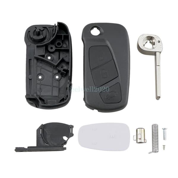 Flip Key Fob Case For Ford KA MK2 Streetka 2010 2011 2012 2013 2014 2015 2016