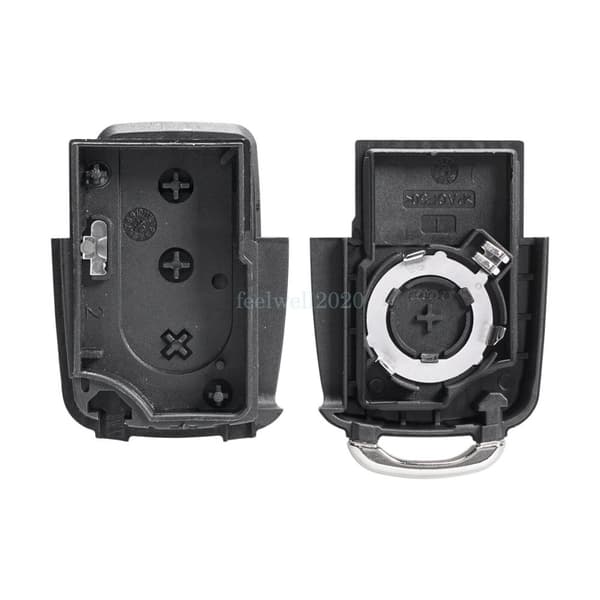 3 Button Flip Key Case Shell For VW Volkswagen Jetta Polo Passat Golf SEAT SKODA