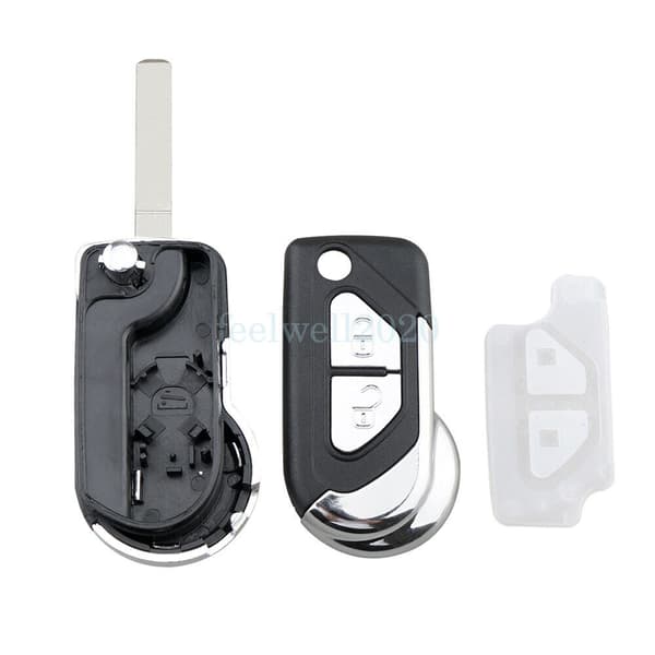 2Button Remote Key Case + VA2 Blade For Citroen DS3 2009 - 2017 Remote Fob Shell