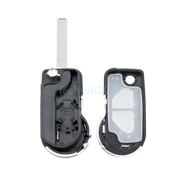 2Button Remote Key Case + VA2 Blade For Citroen DS3 2009 - 2017 Remote Fob Shell