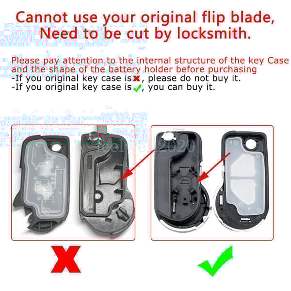 2Button Remote Key Case + VA2 Blade For Citroen DS3 2009 - 2017 Remote Fob Shell