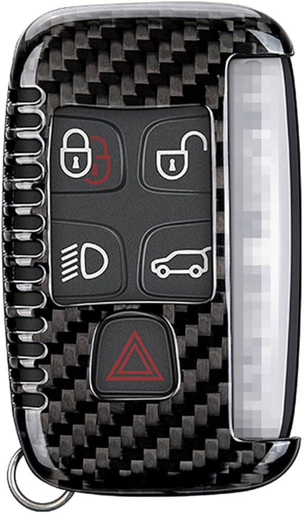 Carbon Fiber Key Cover Case Fob For Land Rover Freelander 2 Discovery 4 Sport