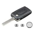 Miniatyrbilde 3 av 7: For Peugeot Expert 207 308 807 3008 5008 Key Fob Case Battery 2 Button - CE0536