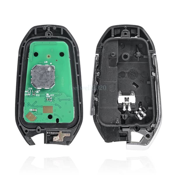 3 Button Car Remote Key Fob For Peugeot 208 308 3008 5008 Partner 433Mhz 4A Chip