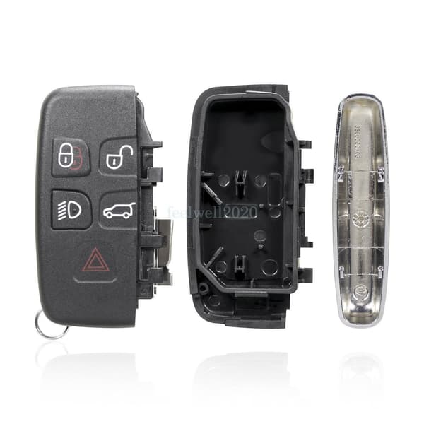 5 Button Smart Key Fob Case For Land Rover Discovery 4 2013 2014 2015 2016 2017
