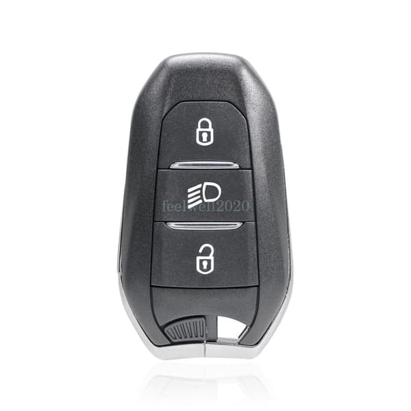 433Mhz 3 Button Car Remote Key Fob Peugeot 308 208 2008 3008 5008 2017 - 2021