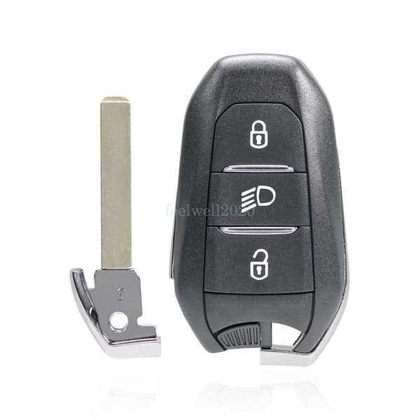 433Mhz 3 Button Car Remote Key Fob Peugeot 308 208 2008 3008 5008 2017 - 2021