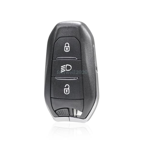 433Mhz 3 Button Car Remote Key Fob Peugeot 308 208 2008 3008 5008 2017 - 2021