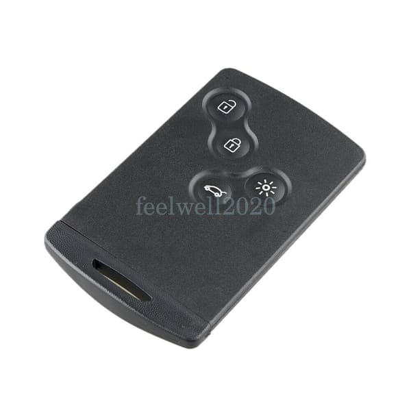 For Renault Laguna Megane Scenic Clio 4 Button Smart Key Card Fob Shell Blade