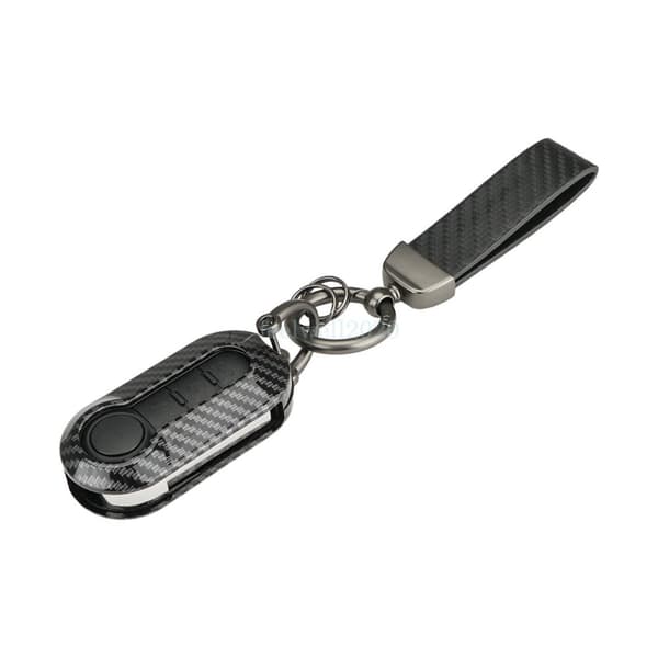 Carbon Fiber For Fiat Ducato Citroen Relay Peugeot Boxer Flip Key Fob Case Cover