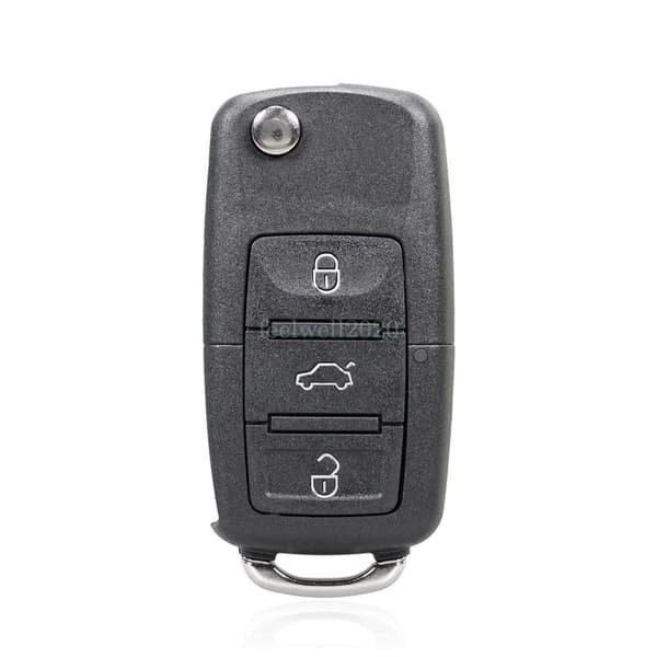 2PCS 3 Button Remote Key Fob Shell For VW Polo Beetle Bora Caddy Eos Golf Plus
