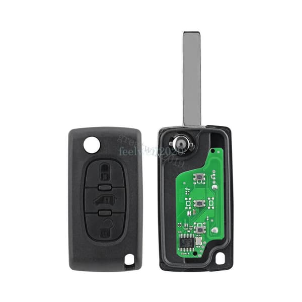 3 Button Remote Key for Peugeot Expert Citroen Dispatch 2010 2011 2012 2013 2014