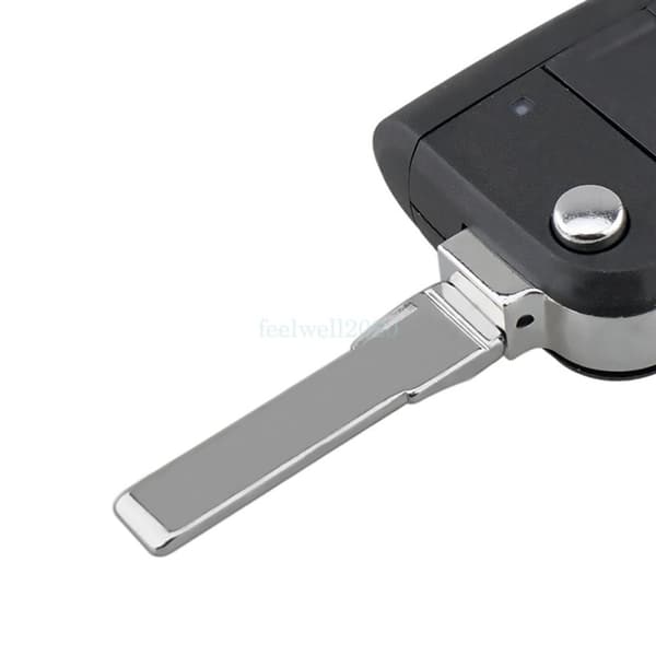 Remote Flip Key Fob Case + Silicone Cover For Volkswagen VW Golf Seat Leon Altea