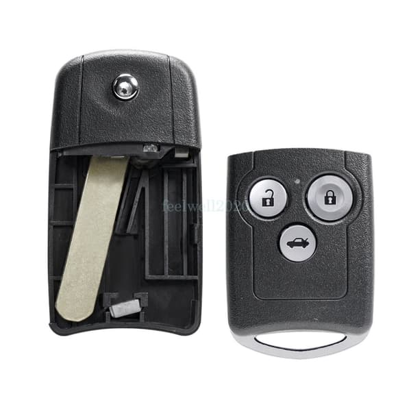 3 Button Flip Remote Key Fob for Honda Civic Jazz CRV 2011 2012 2013 2014 2015