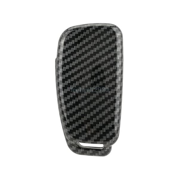 3 Button Carbon Fiber Key Cover Remote Key Fob Case For Audi A1 S1 A3 A6 Q5 TT