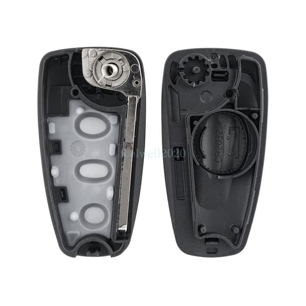 3 Button Remote Flip Key Fob Case for Ford Transit MK8 2013 2014 2015 2016 2017