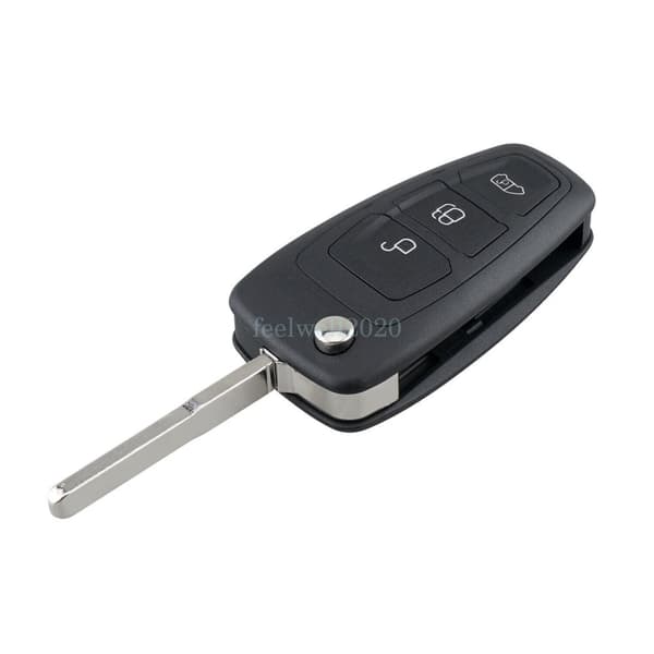 3 Button Remote Flip Key Fob Case for Ford Transit MK8 2013 2014 2015 2016 2017