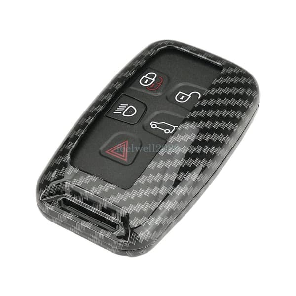 Carbon Fiber Car Key Cover Case Fob For Land Rover LR4 Range Rover Sport Evoque