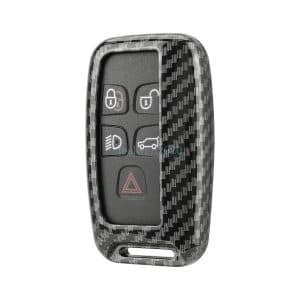 Carbon Fiber Car Key Cover Case Fob For Land Rover LR4 Range Rover Sport Evoque