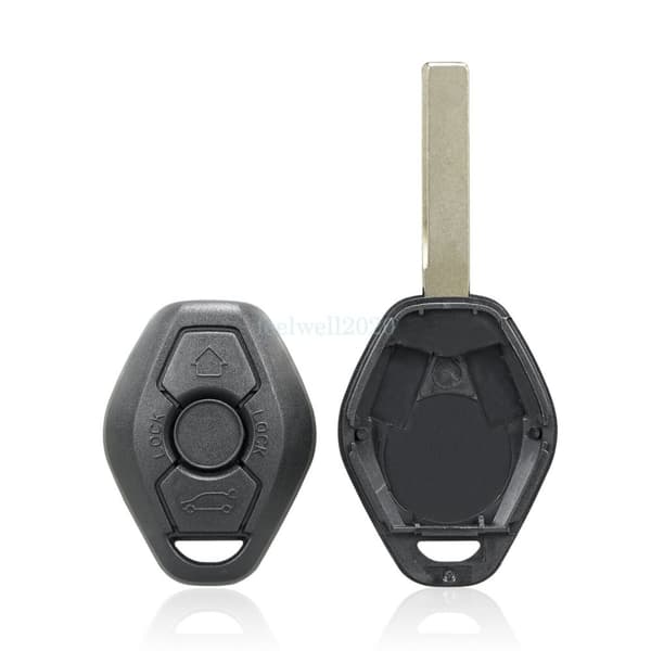 Remote Key Fob Case Shell For BMW 3 5 7 Series X3 Z3 X5 Z4 E46 E39 E60 Battery