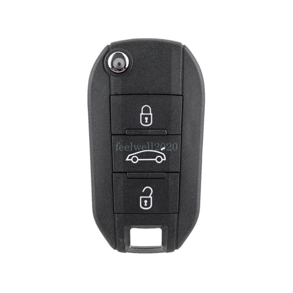 For Citroen C3 Picasso Aircross C5 Berlingo Jumpy 3 Button Remote Key Fob 433MHz