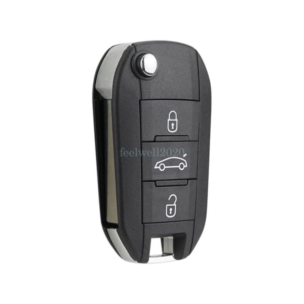 For Citroen C3 Picasso Aircross C5 Berlingo Jumpy 3 Button Remote Key Fob 433MHz