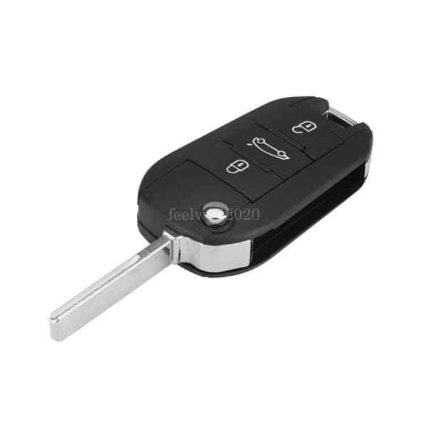 For Citroen C3 Picasso Aircross C5 Berlingo Jumpy 3 Button Remote Key Fob 433MHz