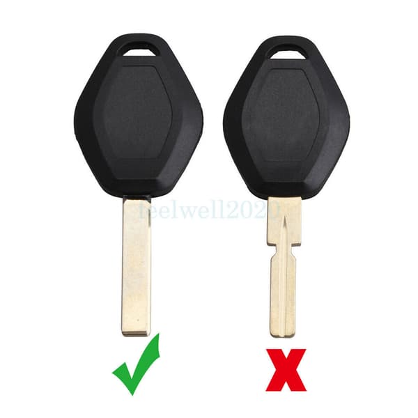 3 Button Key Fob Case For BMW 3 5 7 Series E39 E60 E90 + Switch LIR2025 Battery